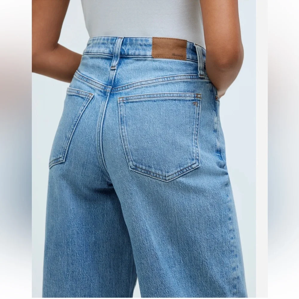 Madewell Women's Blue Flare & Wide Leg Jeans - Picture 3 of 13